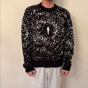 Black and White Men's Sweater NWOT